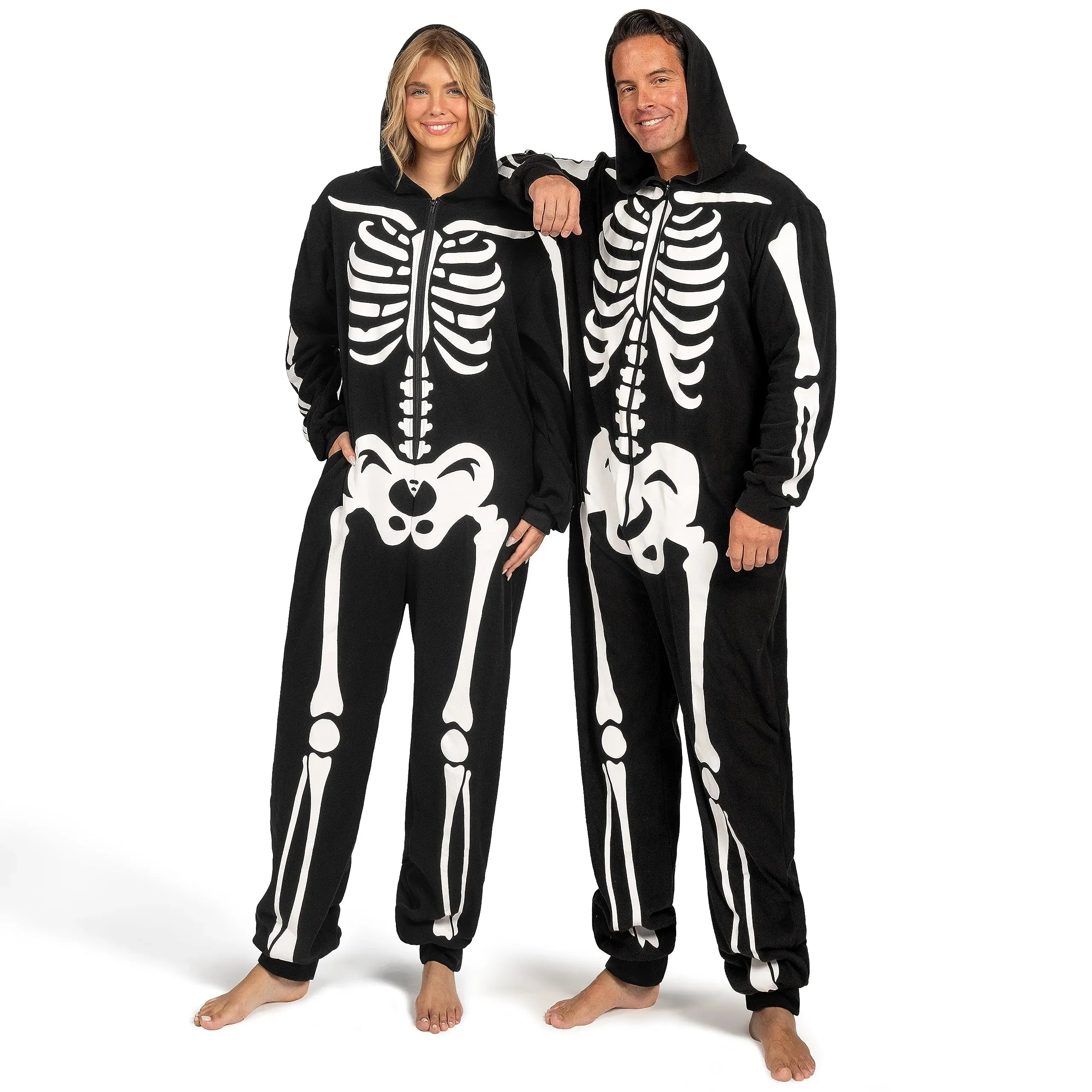 Adult Skeleton Costumes for Men Skeleton jumpsuit Pajama