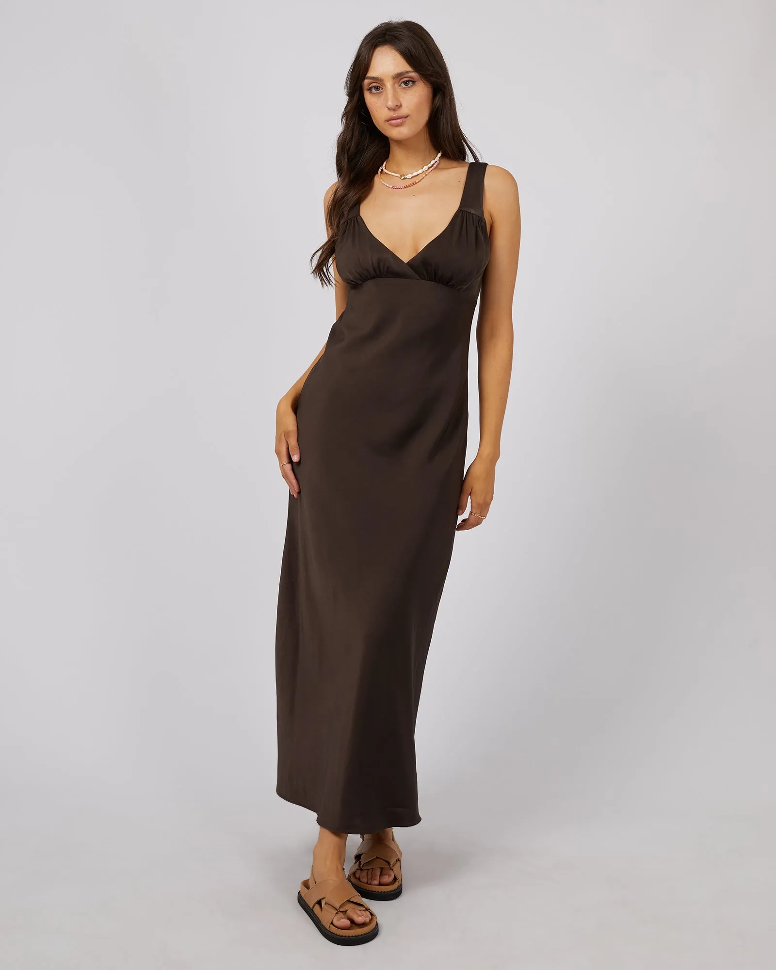 All About Eve Aire Maxi Dress Brown