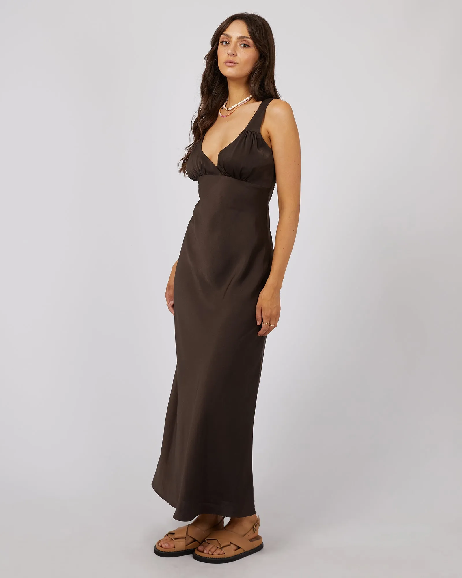 All About Eve Aire Maxi Dress Brown