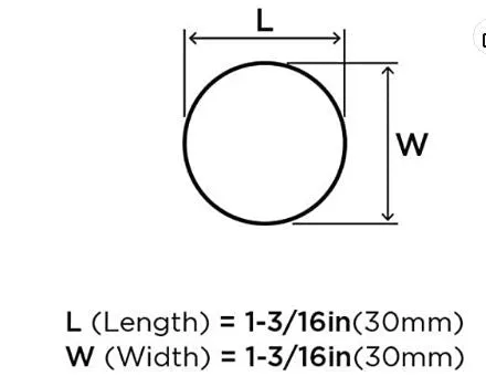 Amerock Allison 1-3/16" (30 mm) Diameter in Satin Nickel Cabinet Knob  BP1910G10