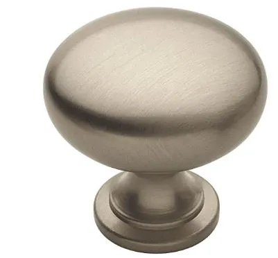 Amerock Allison 1-3/16" (30 mm) Diameter in Satin Nickel Cabinet Knob  BP1910G10