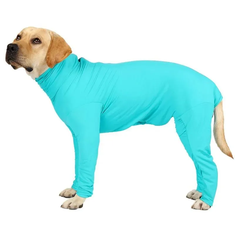 AnniePaw Large Dogs Pajamas Long-Sleeved Four-Legged Surgery Recovery Suit