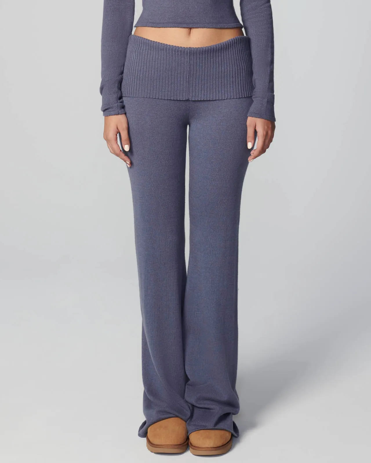 Barre Foldover Wide Leg Pant