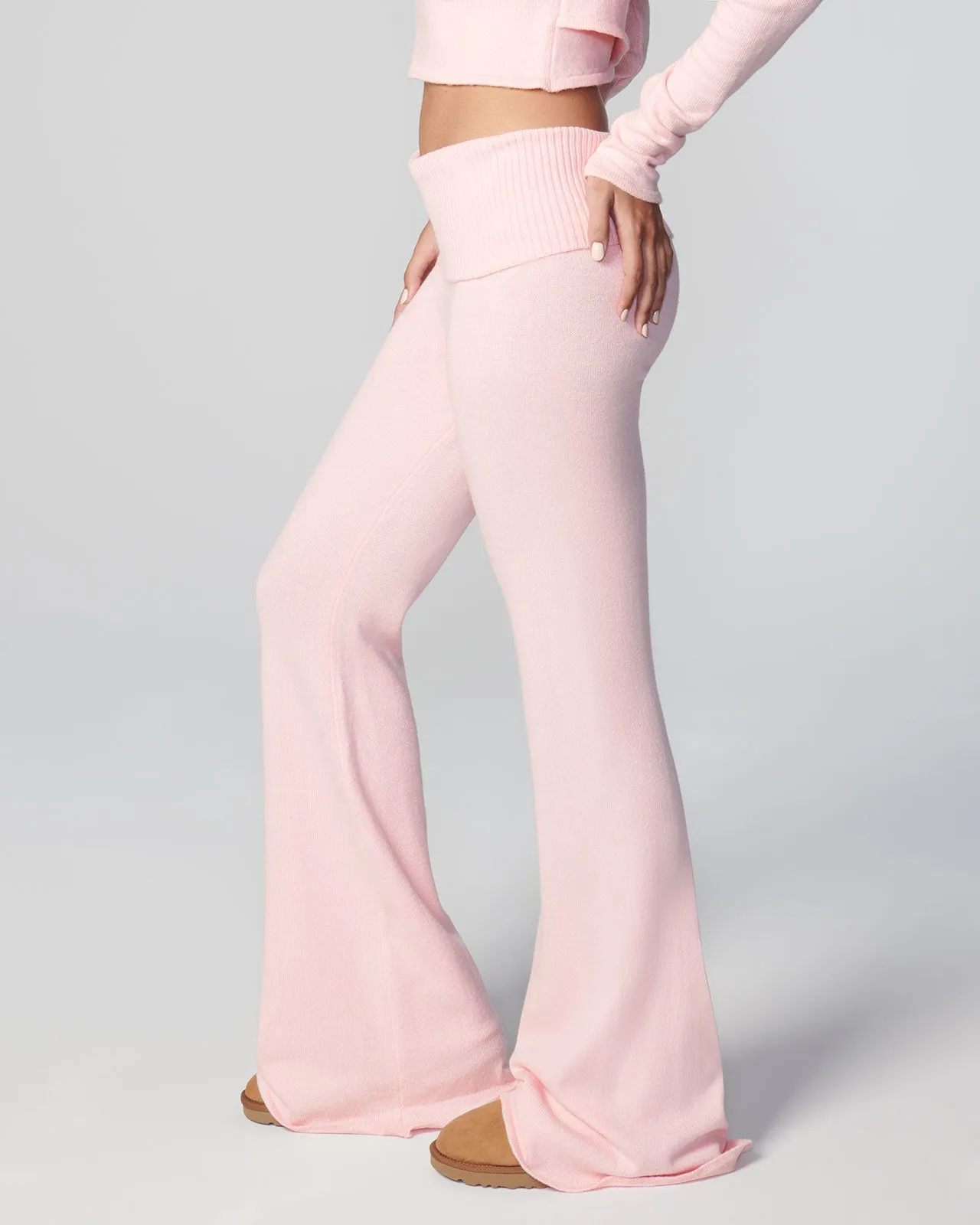 Barre Foldover Wide Leg Pant