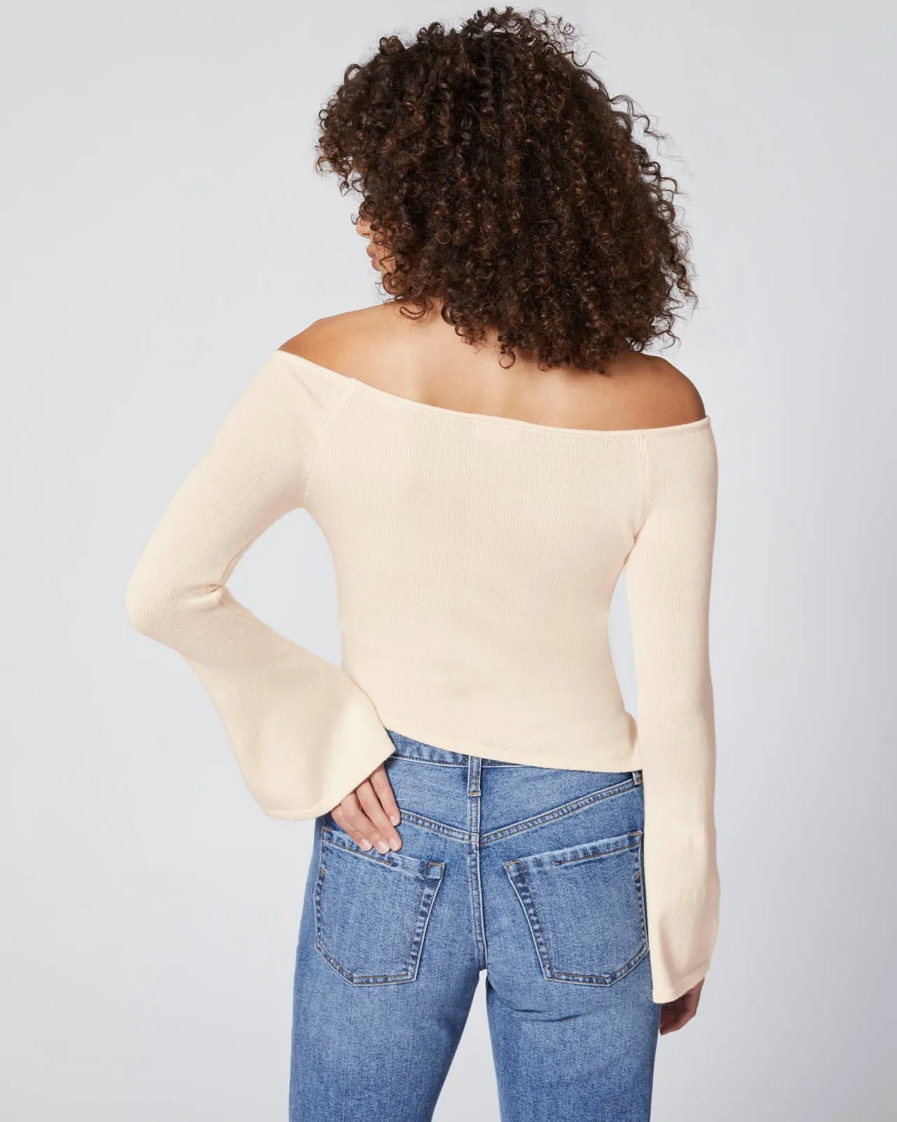 Barre Off-Shoulder Sweater