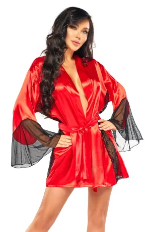 Beauty Night BN6667 Sara Peignoir Red