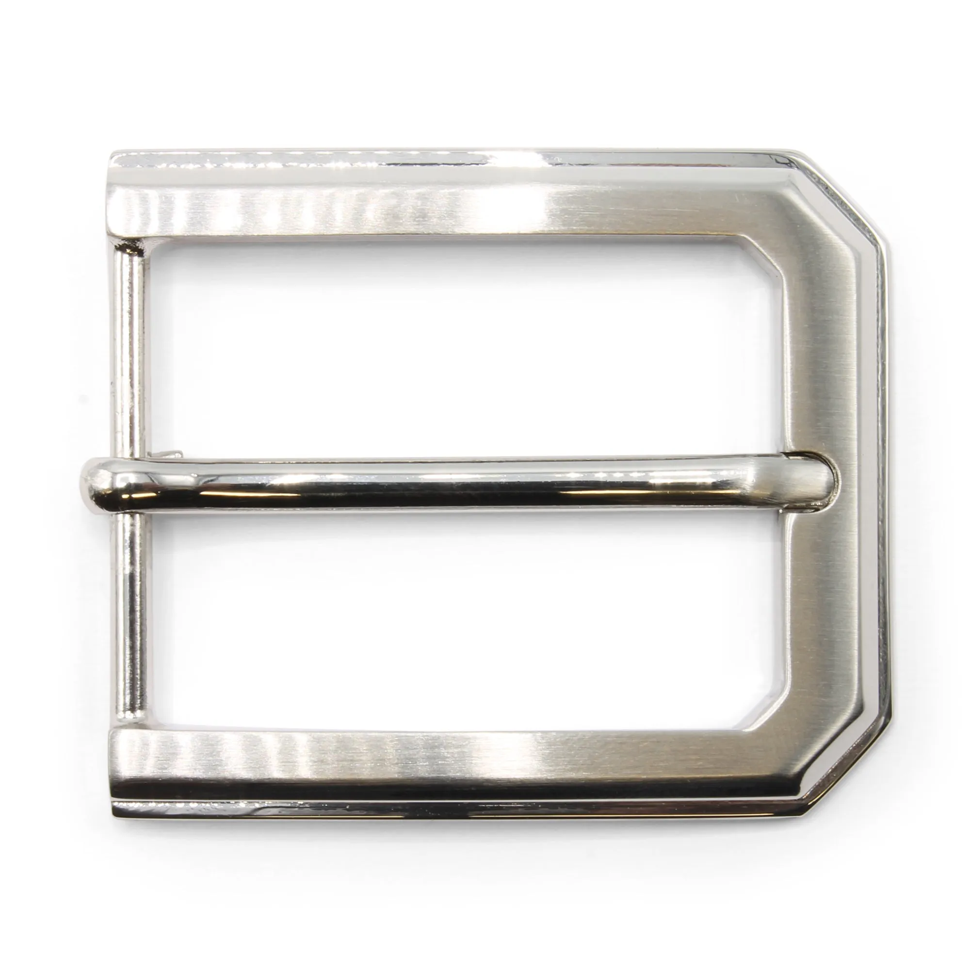 Bevelled Rectangular Prong Buckle 40mm