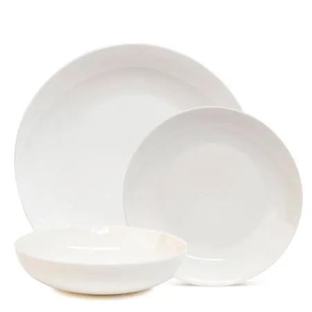 Blanc Dinner Set - 12 Piece - White