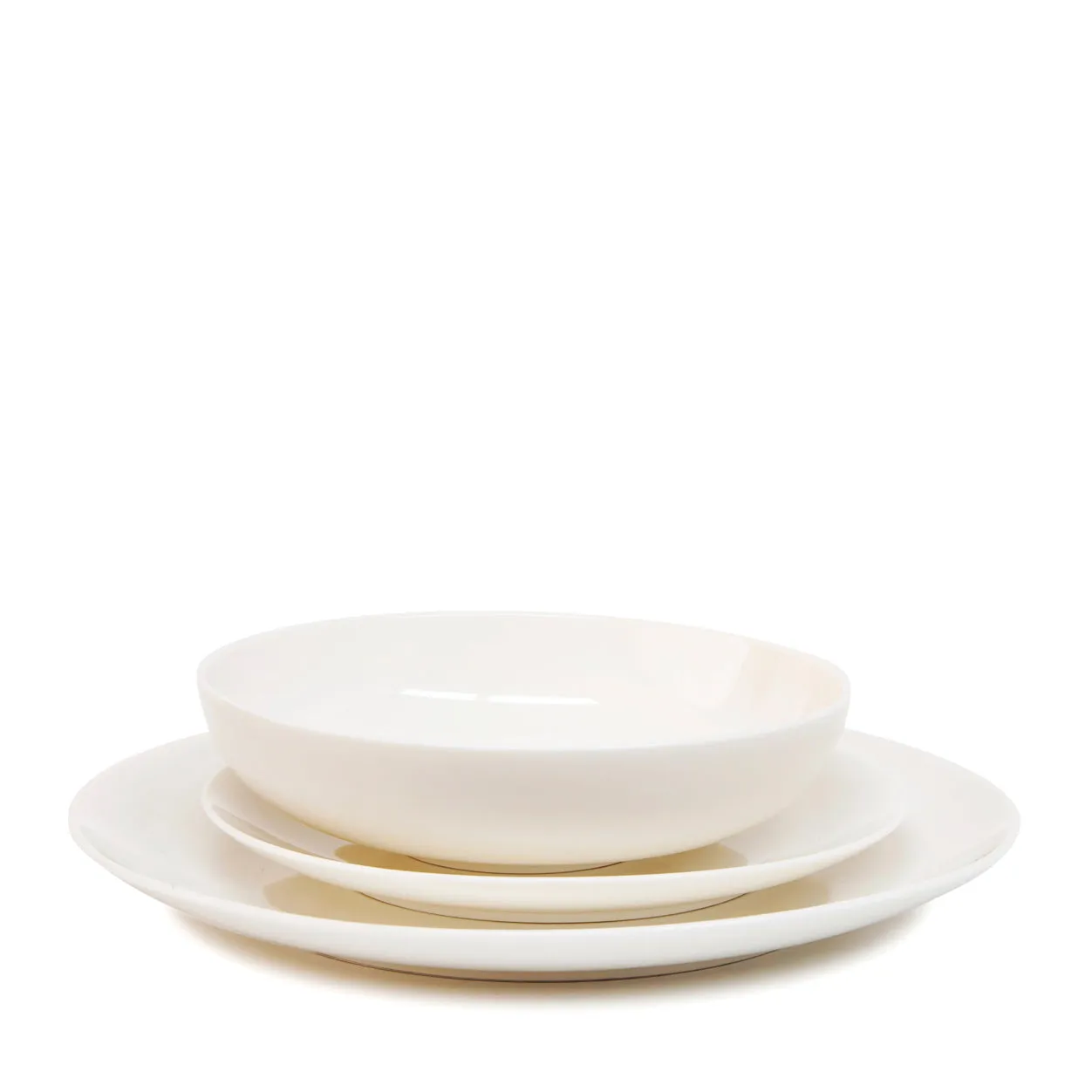 Blanc Dinner Set - 12 Piece - White