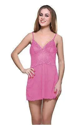 Bold Desire Babydoll Set Pink #515