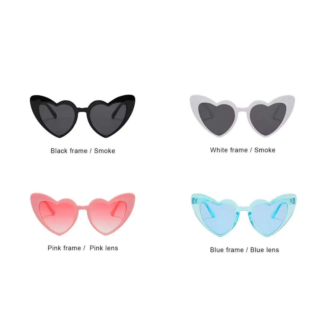 Bride Sunglasses, Bride Heart Sunglasses, Baddie Sunglasses