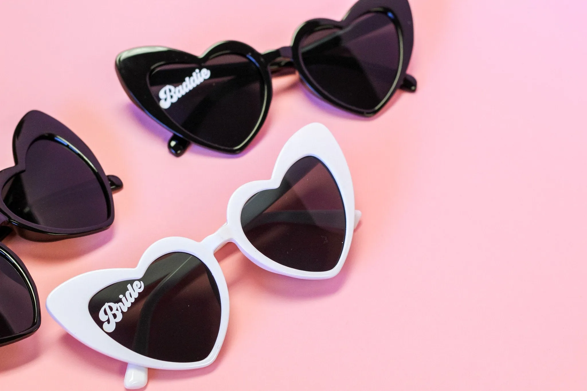 Bride Sunglasses, Bride Heart Sunglasses, Baddie Sunglasses