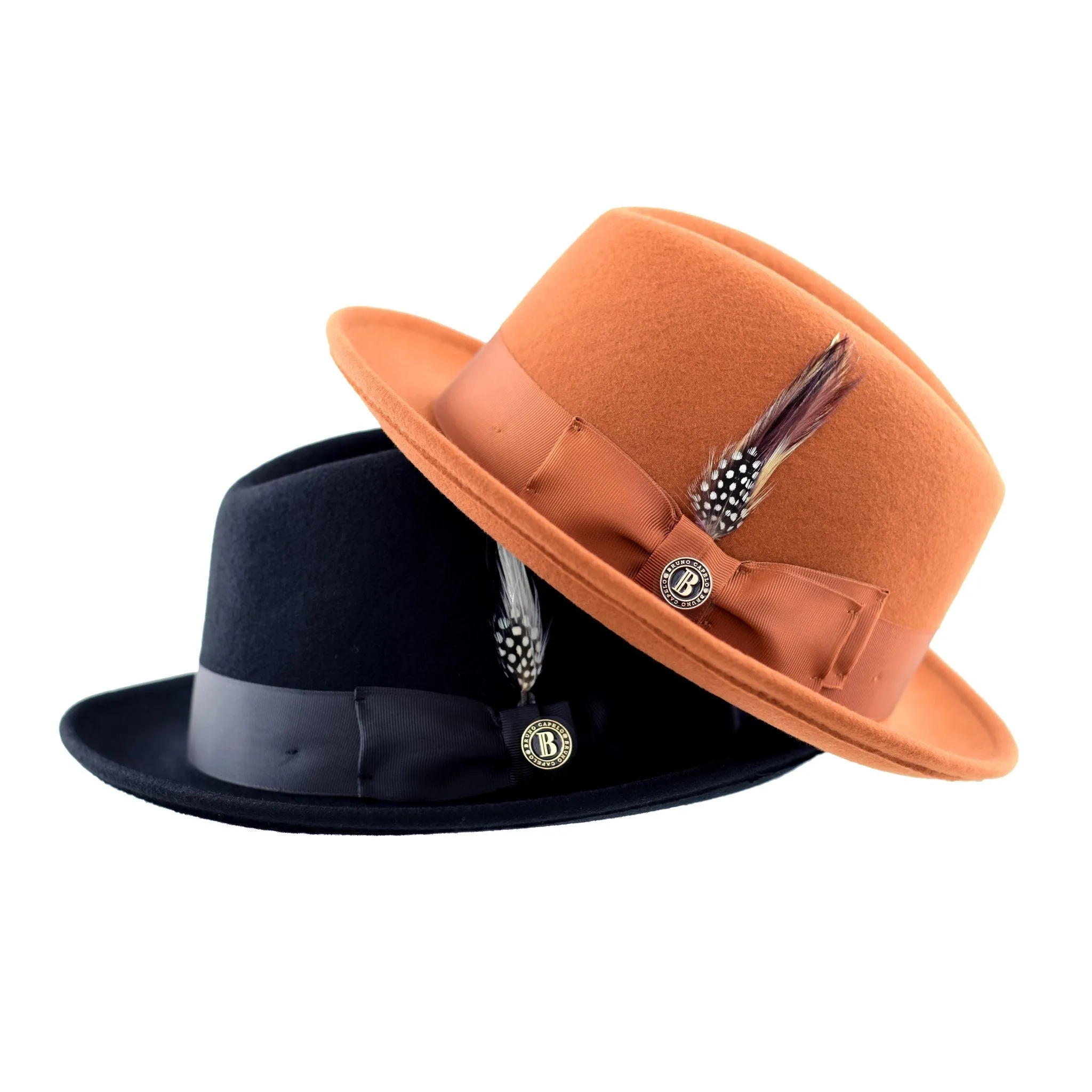 Bruno Capelo Chicago Center Dent Wool Trilby Hat