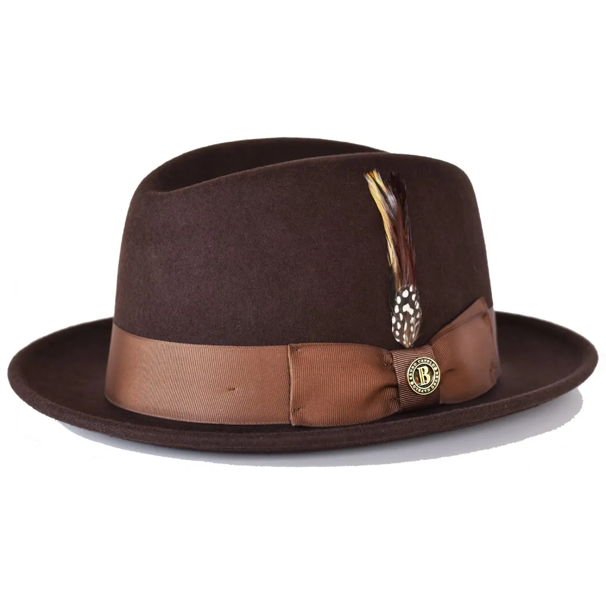 Bruno Capelo Chicago Center Dent Wool Trilby Hat