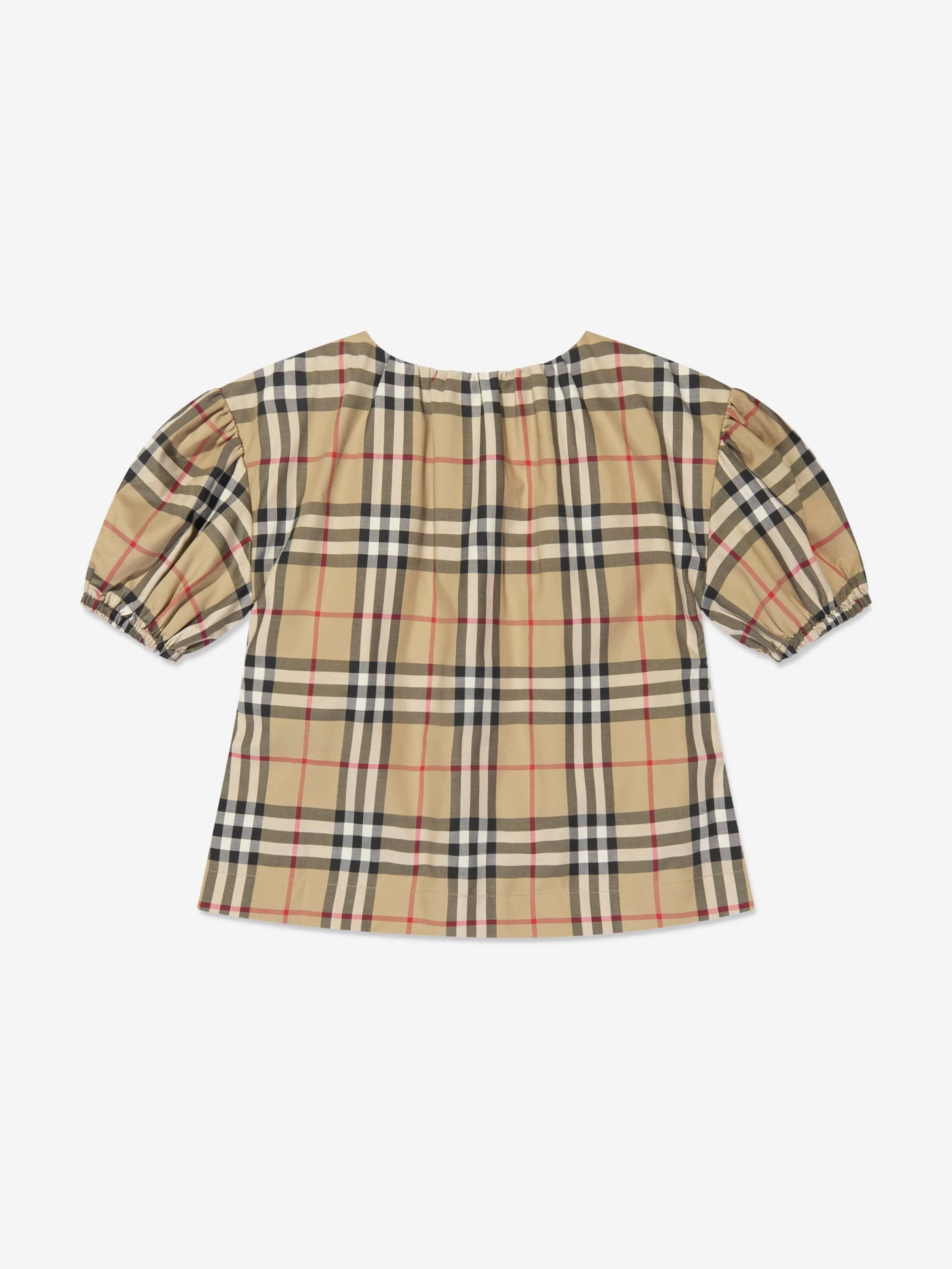 Burberry Girls Sheryl Blouse in Archive Beige Check