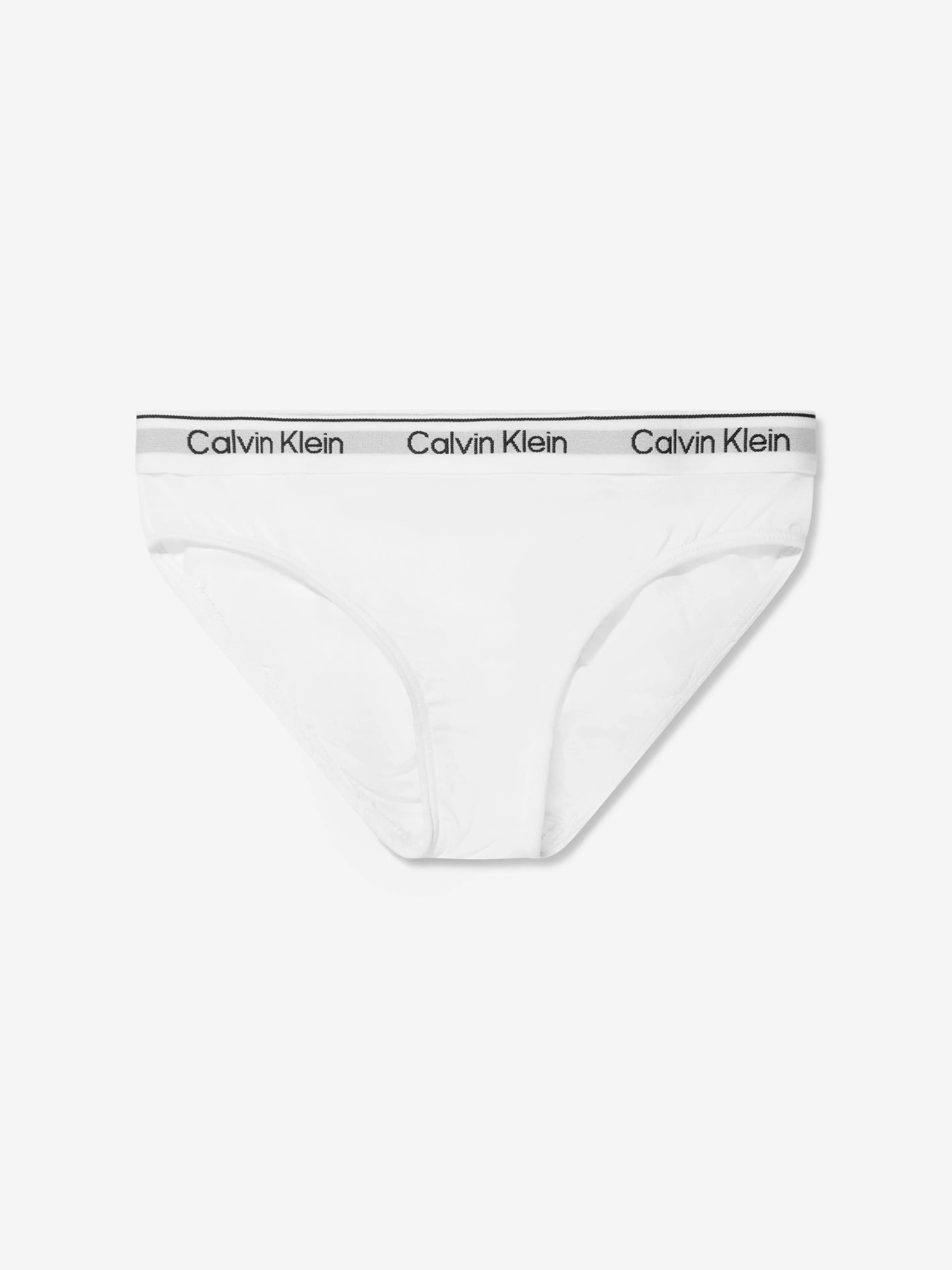 Calvin Klein Girls 2 Pack Bikini Briefs Set in Green