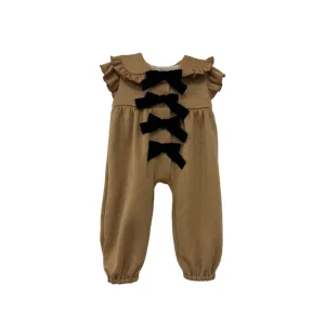 Camel Jersey Jumpsuit