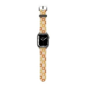 Checkered Elegance Apple Watch Band