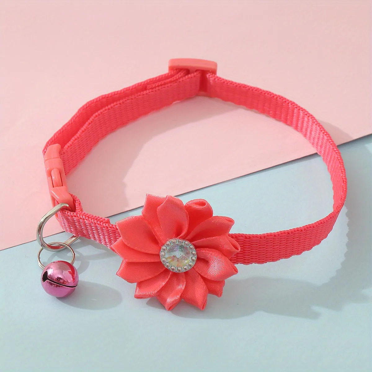 Chic cat Collar with Bell  Cozy  Durable Accessory