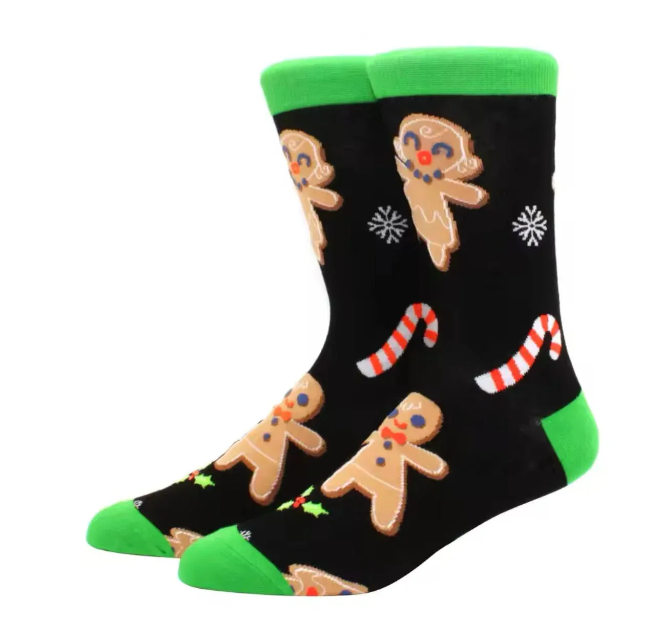 Christmas Socks Gingerbread & Candy Cane