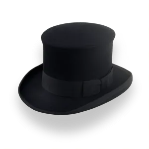 Classic Top Hat For Men in Black Fur Felt | The Victorian