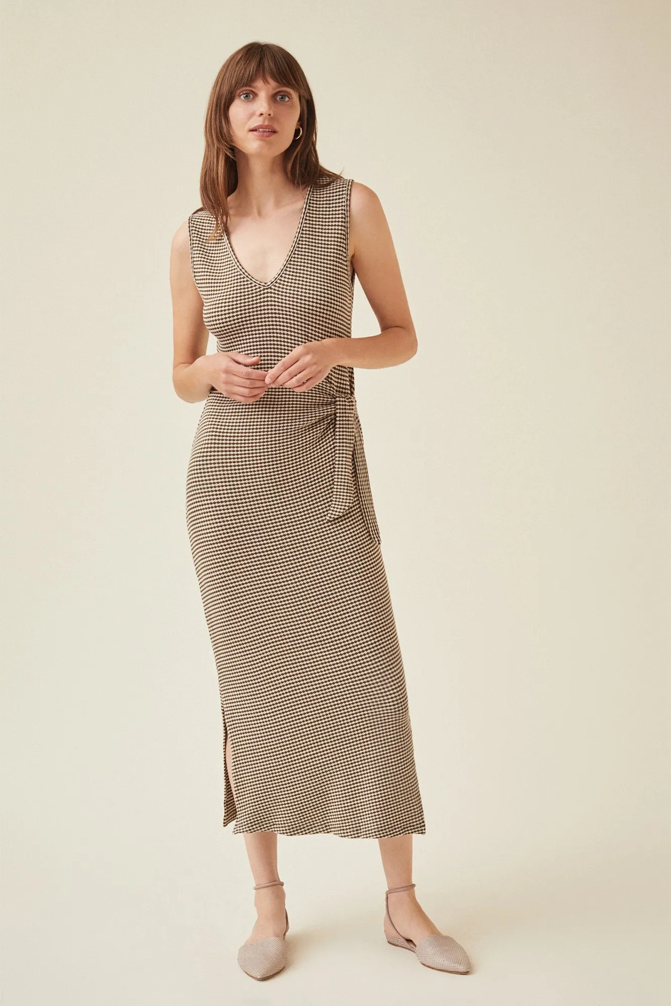 Cornelia Scallop Knit Dress