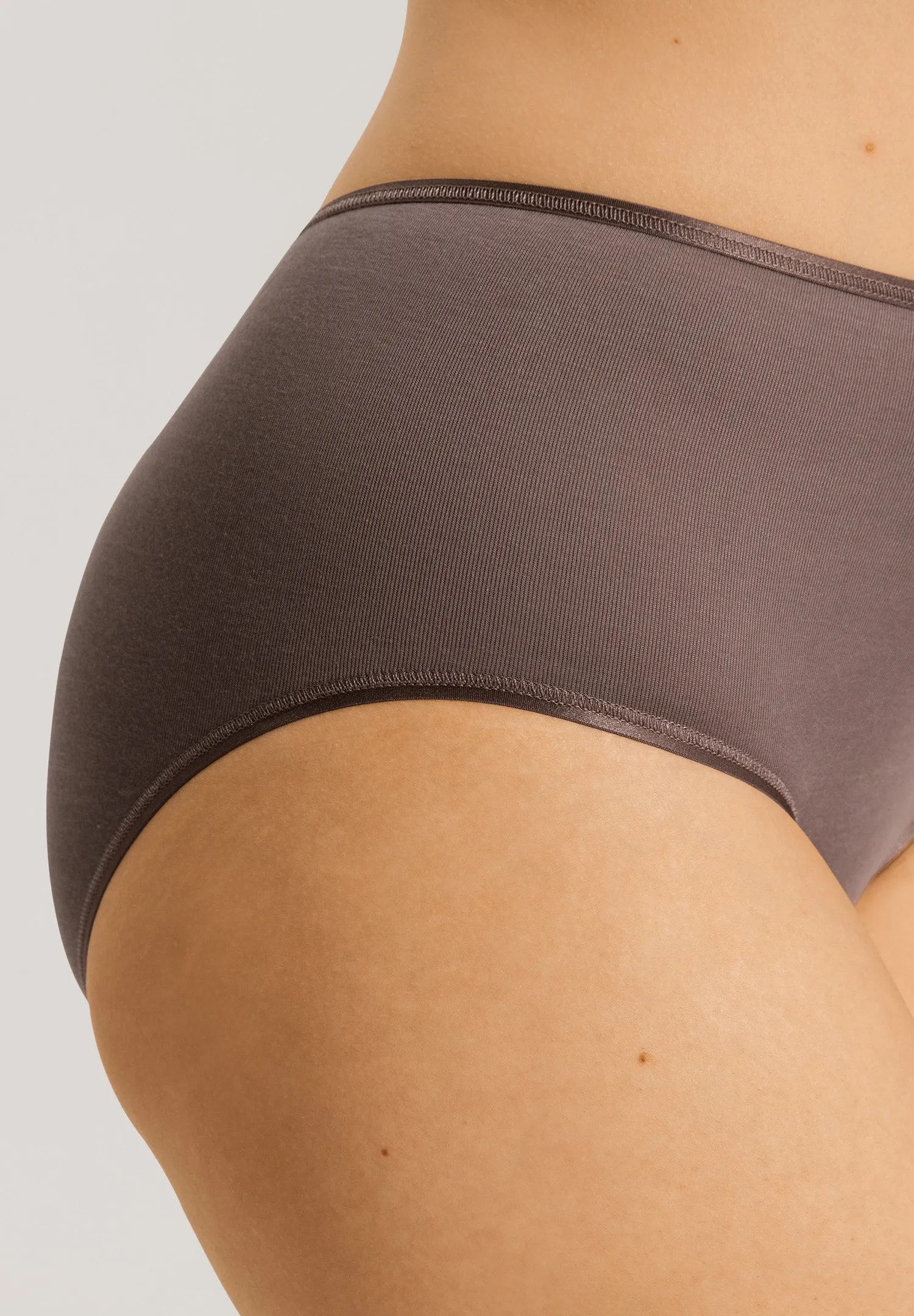 Cotton Seamless Cotton Full Brief | Stonewash 71625-2756