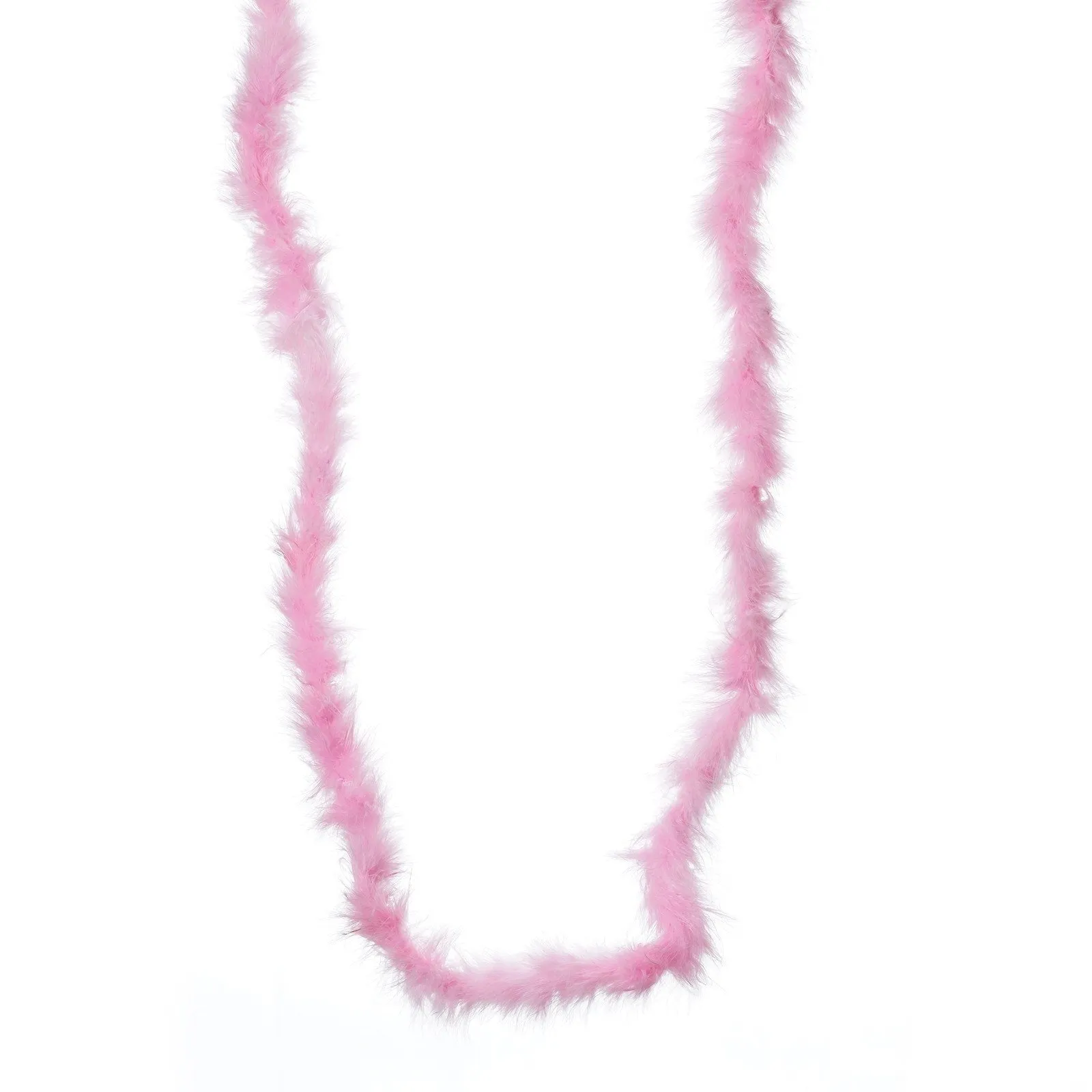 Deluxe Marabou Ostrich Feather Boa-Pink-2 Yards