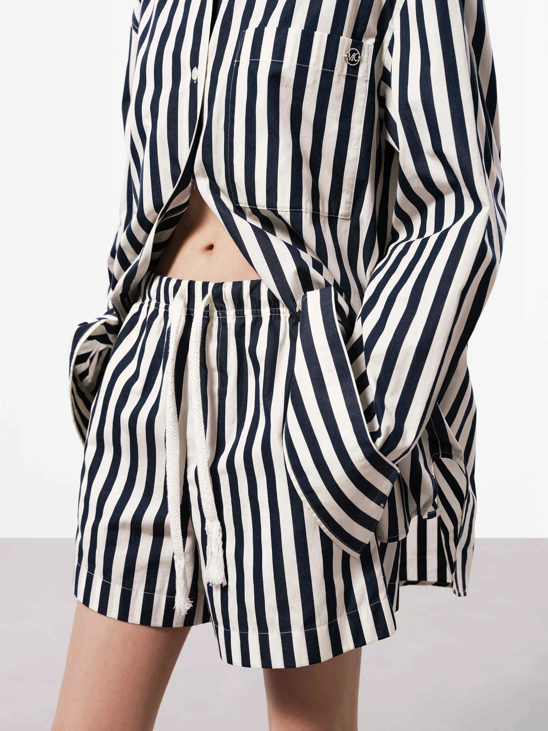 Drop Should Striped Shirt