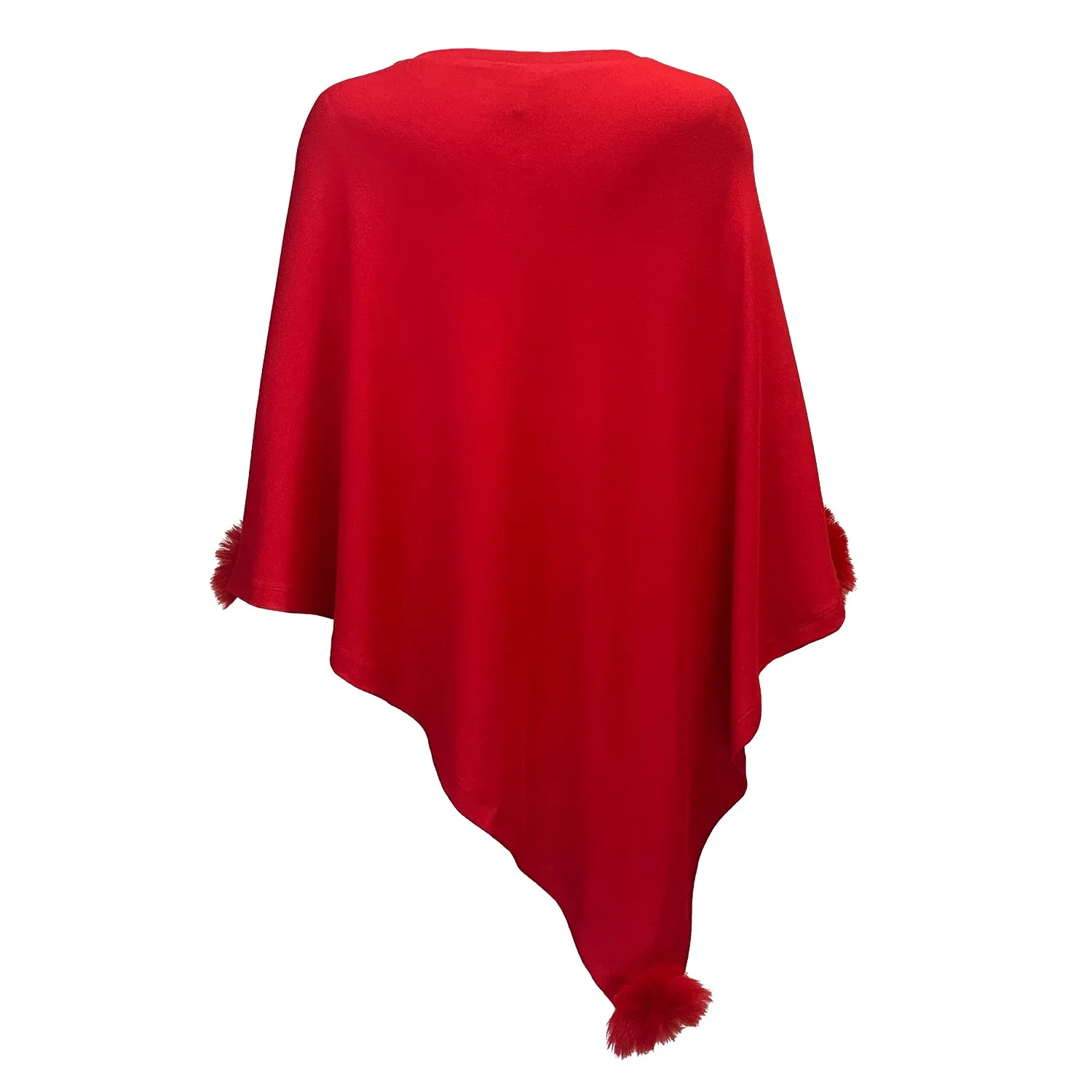 Festive Top Hat Knit Poncho