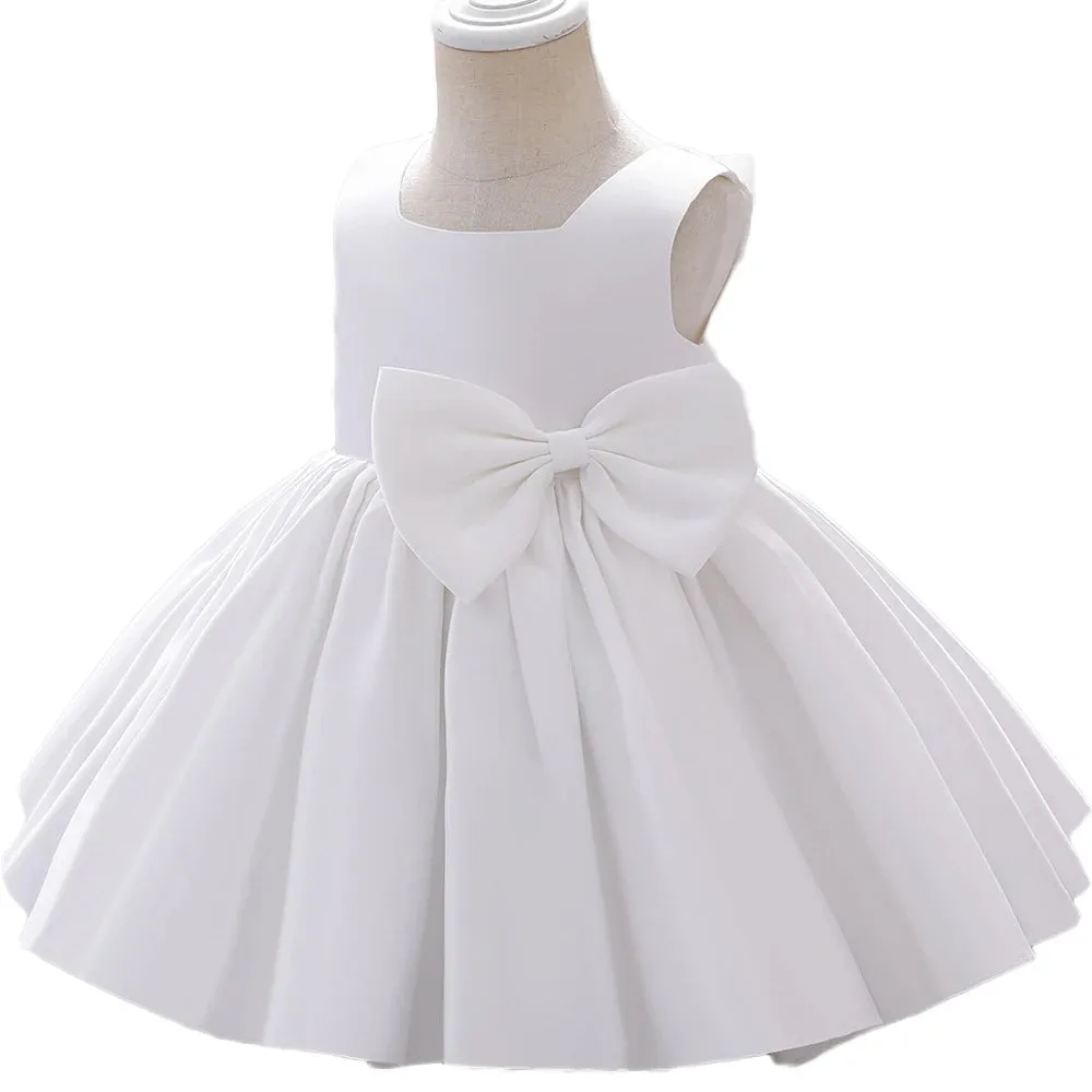 Flower Girls Wedding Birthday Bow Knot Dresses Princess Party Clothes