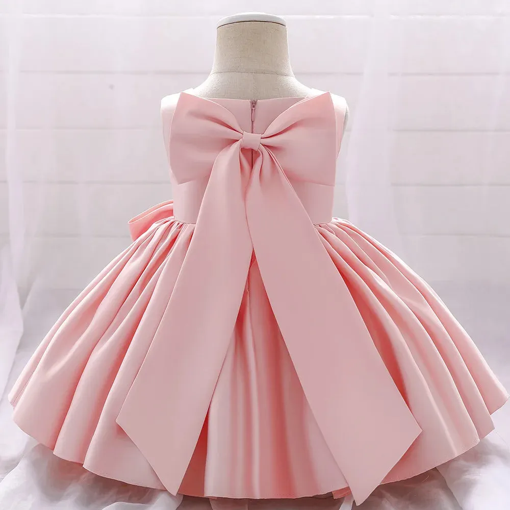 Flower Girls Wedding Birthday Bow Knot Dresses Princess Party Clothes