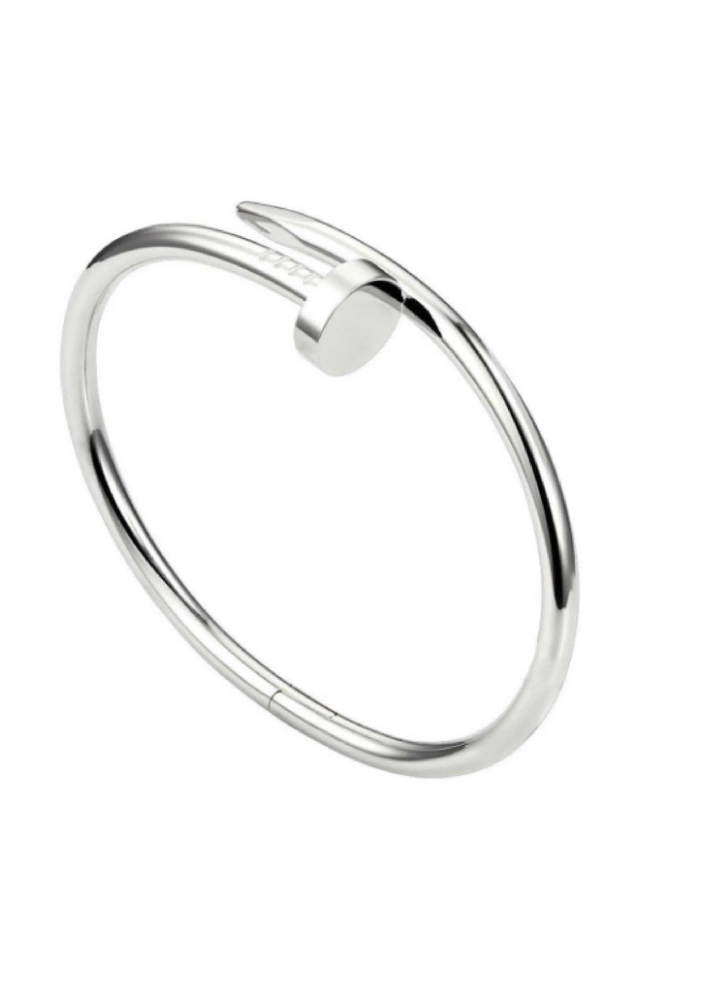 Gretta Silver Nail Shape Bracelet