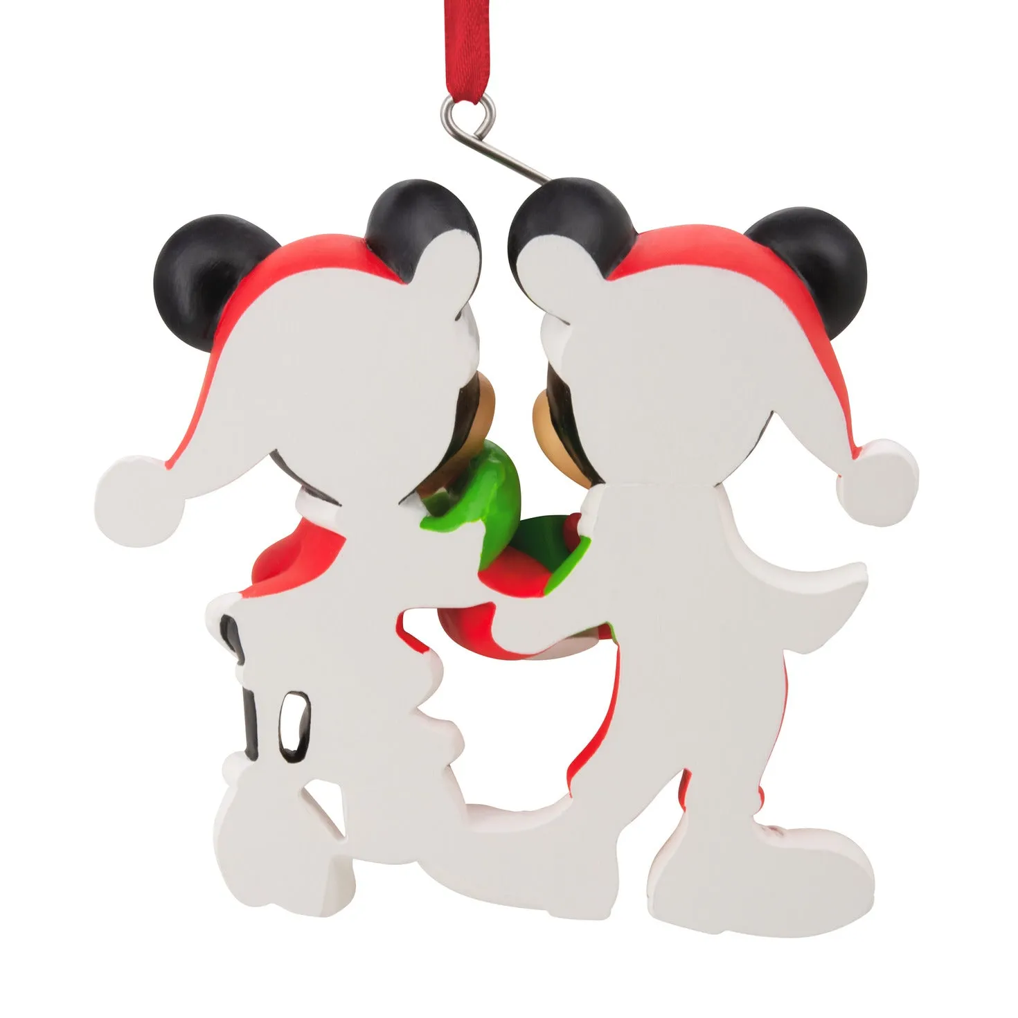 Hallmark Christmas Ornament - Disney Mickey Mouse and Minnie Mouse Sharing Cocoa