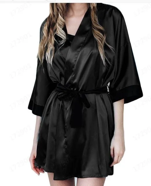 Home fun robe bathrobe seduction plus-size pajama suit