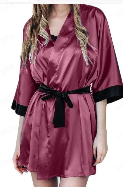 Home fun robe bathrobe seduction plus-size pajama suit