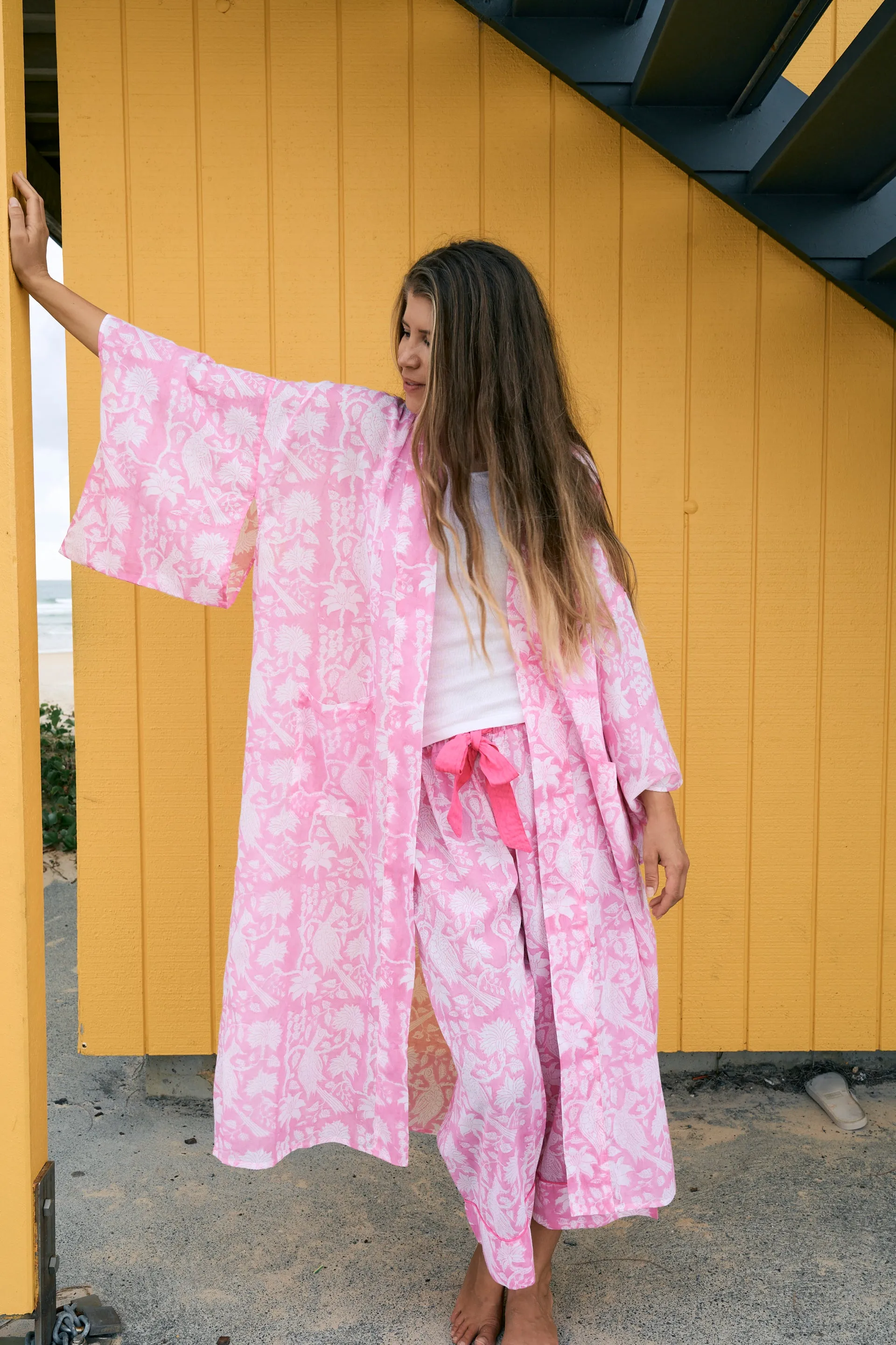 Jackets Kimono Bird of Paradise - Pink