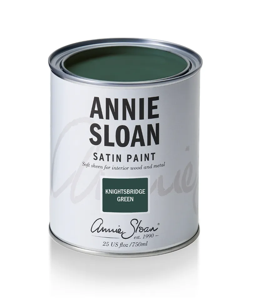 Knightsbridge Green Satin Trim Paint