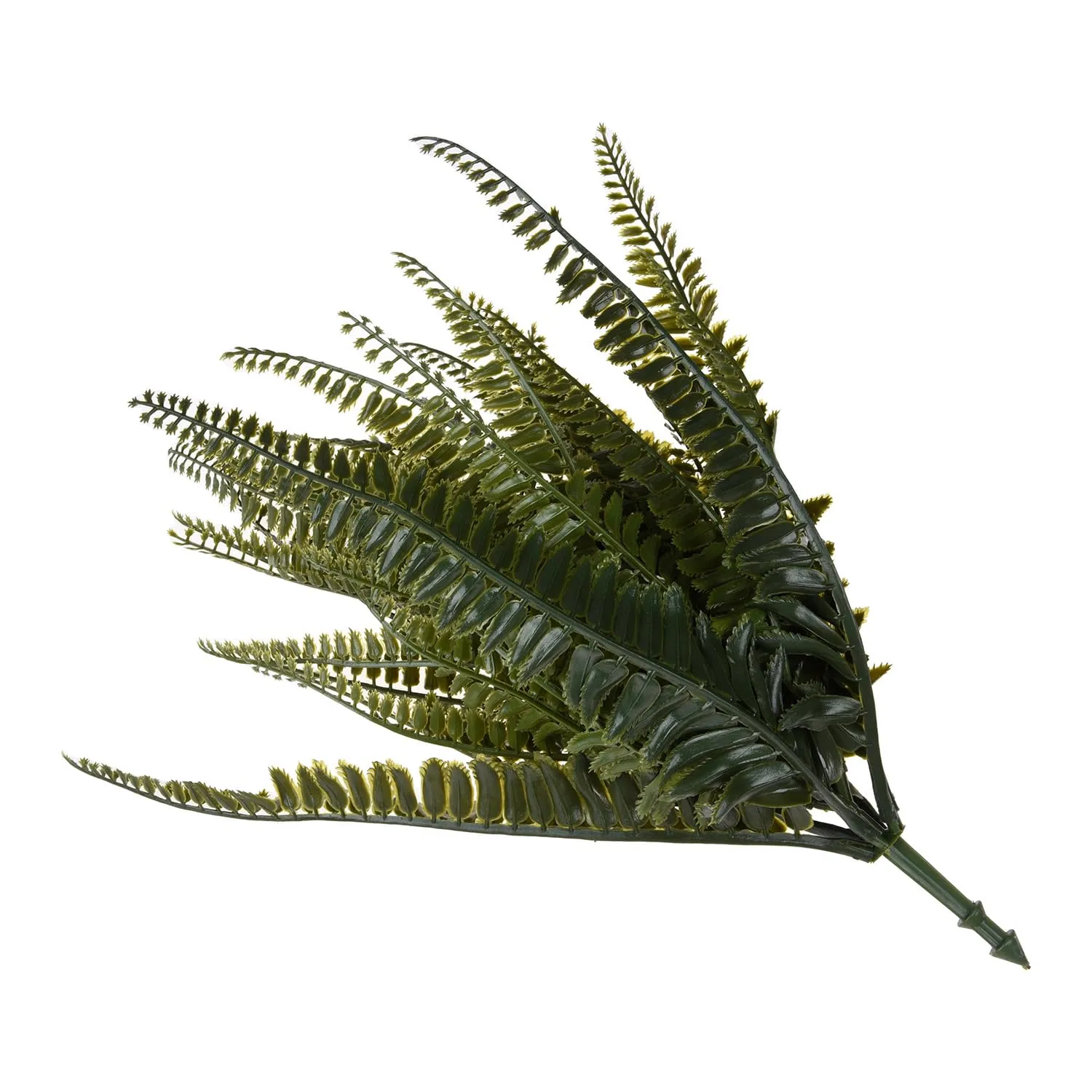 Kuber Industries Flowers Fern | Artificial Flowers Fern | Flower Fern Orchid for Vase Pot | Artificial Flower for Home Décor | Orchids Artificial Flower for Vase | Pack of 2 | Green