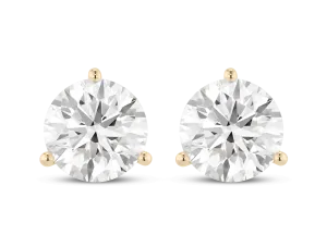 Lab-Grown Diamond 5ct. tw. Round Brilliant Solitaire Studs | White