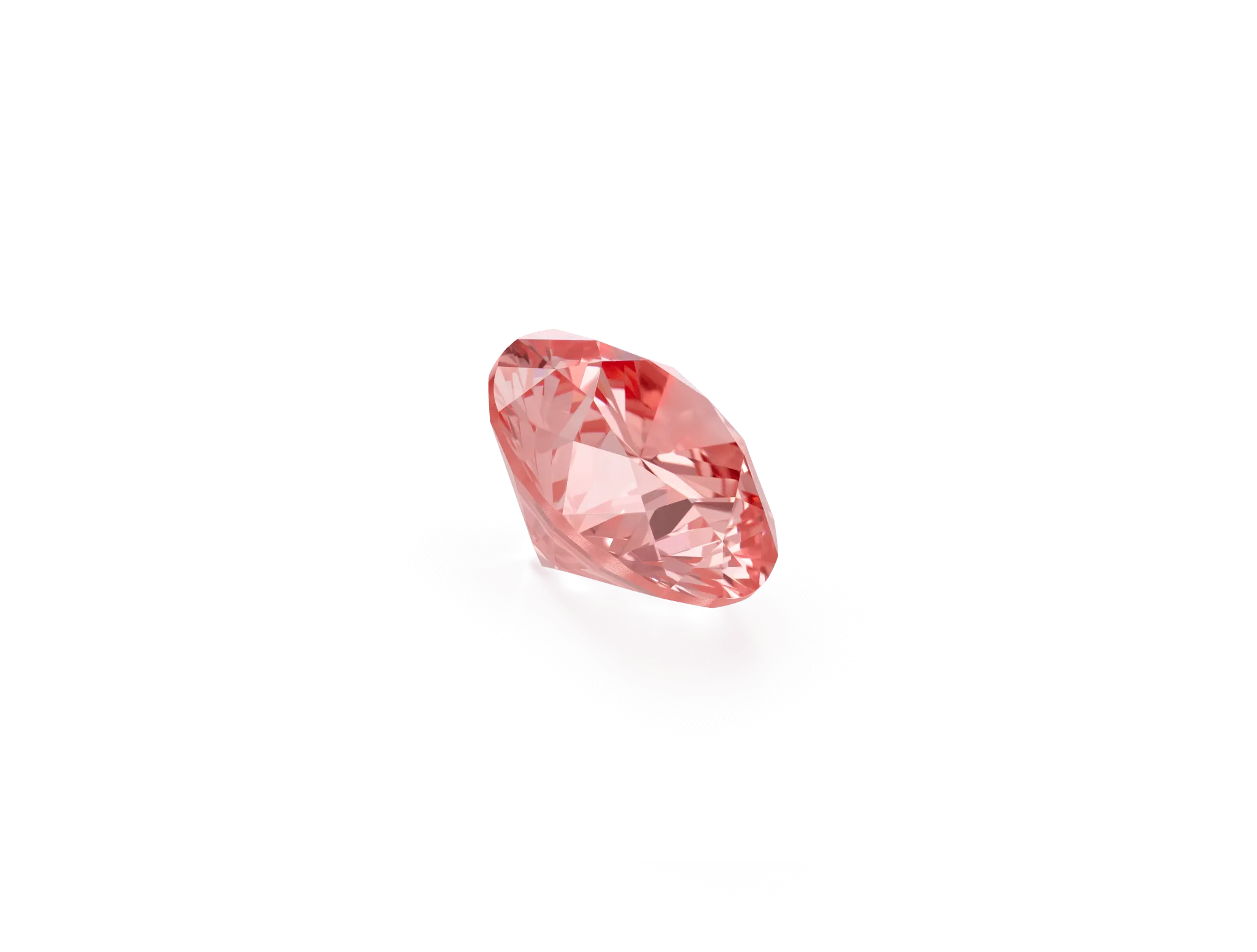 Lab-Grown Loose 1ct. Round Brilliant Diamond | Pink