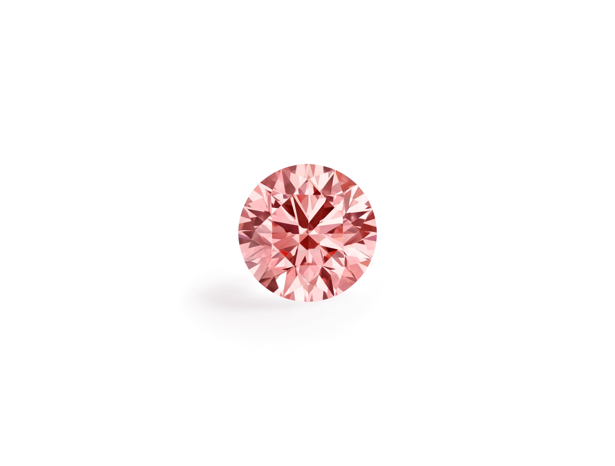 Lab-Grown Loose 1ct. Round Brilliant Diamond | Pink