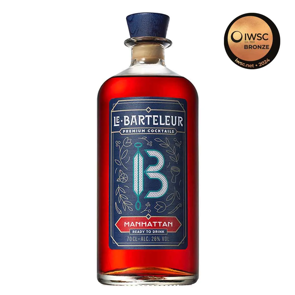 LE BARTELEUR Manhattan - Premixed Cocktail - 27% ABV