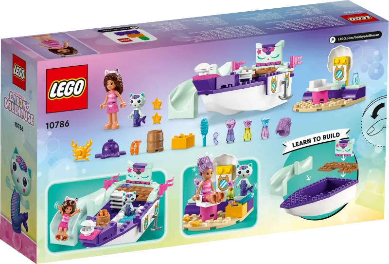 LEGO 10786 Gabby's Dollhouse Gabby & Mercats Ship And Spa