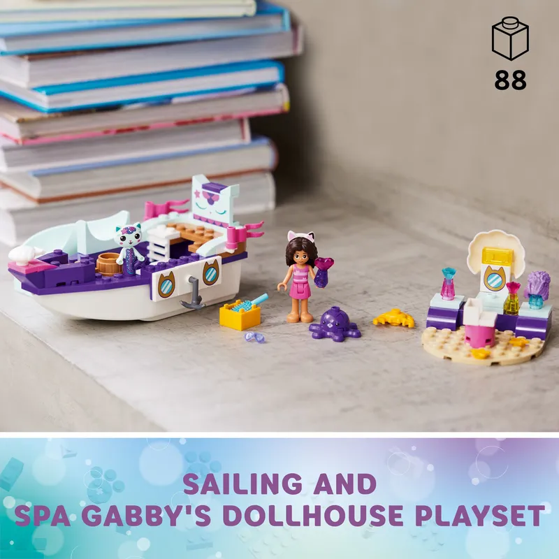 LEGO 10786 Gabby's Dollhouse Gabby & Mercats Ship And Spa