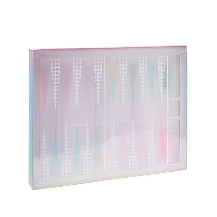 Lucite Tabletop Backgammon