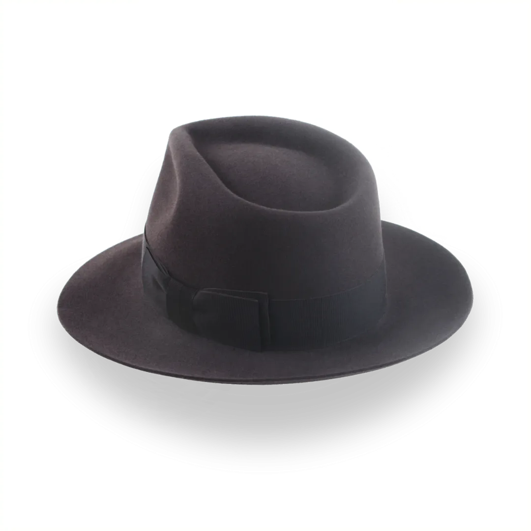 Luxurious Beaver Fur Felt Fedora - Custom Crafted | The Palladin