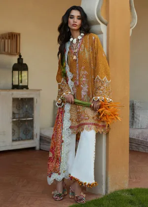 Mustard Lawn Suit - Elan - Luxury Lawn '23 - IVANA-EL23-06A