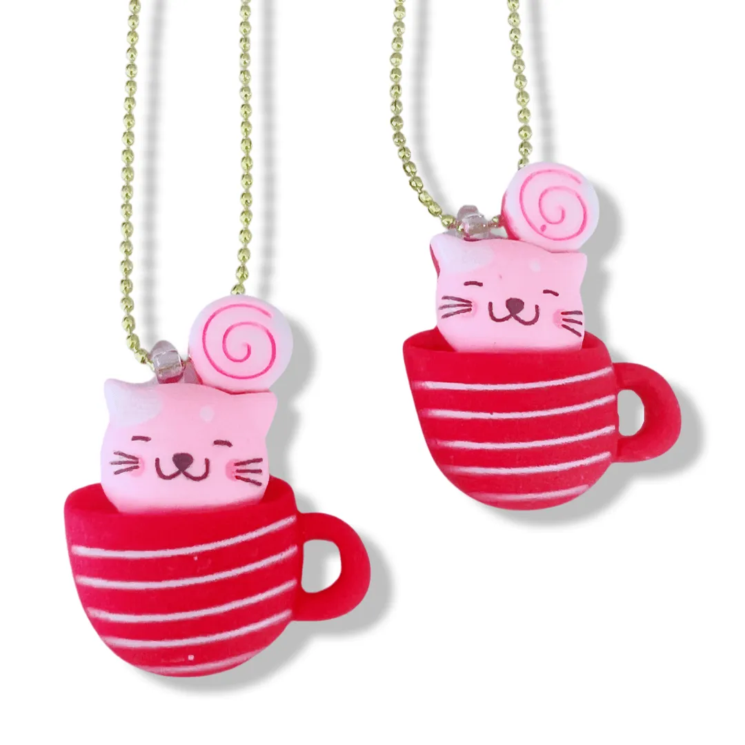 Necklace | Hot Drink Red | Holiday Christmas Collection | Pop Cutie