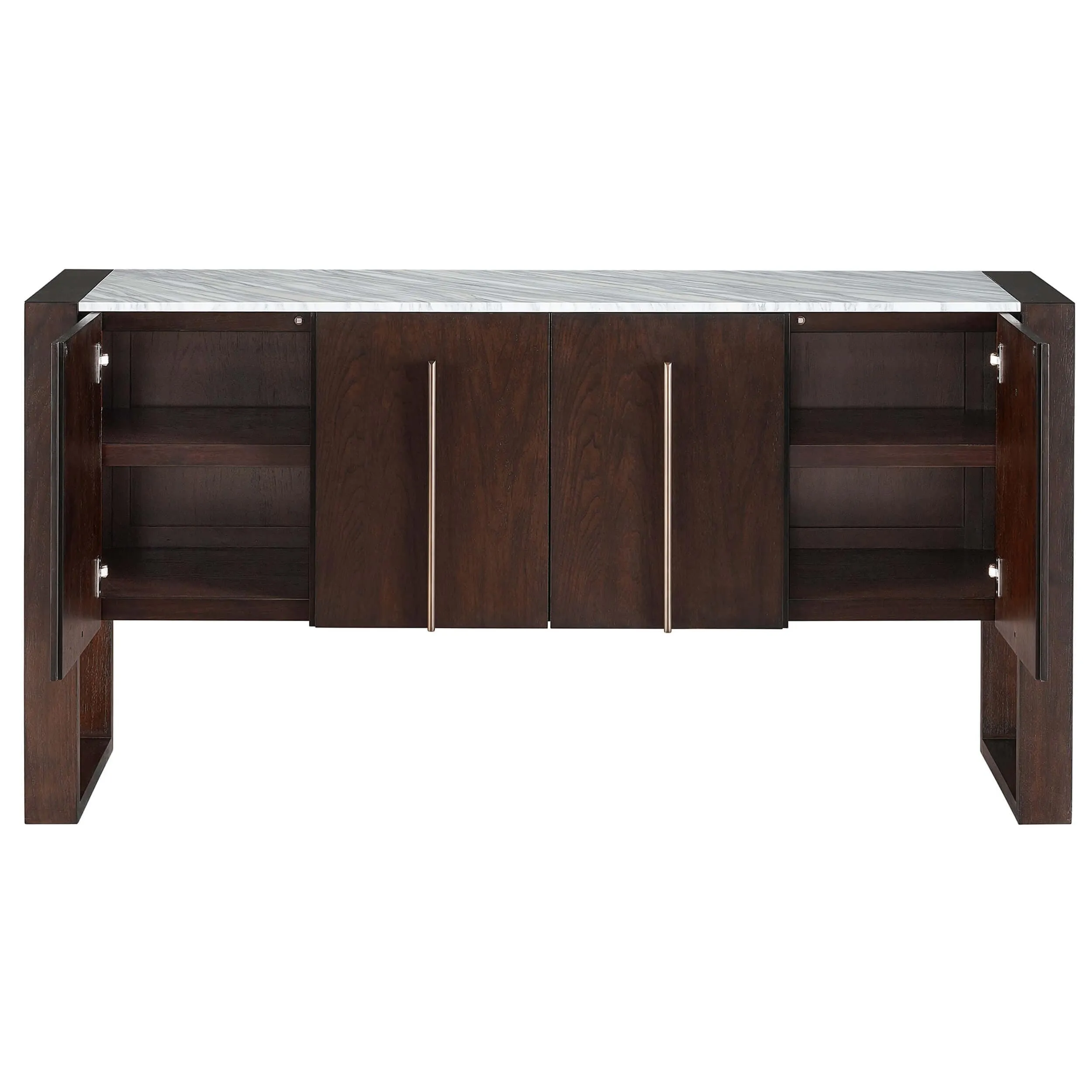 Parma Credenza, Dark Walnut